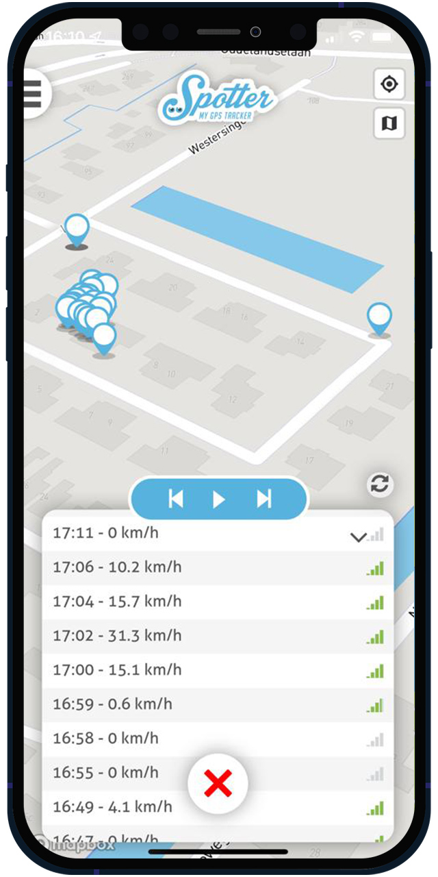 Spotter-App - Geschichte