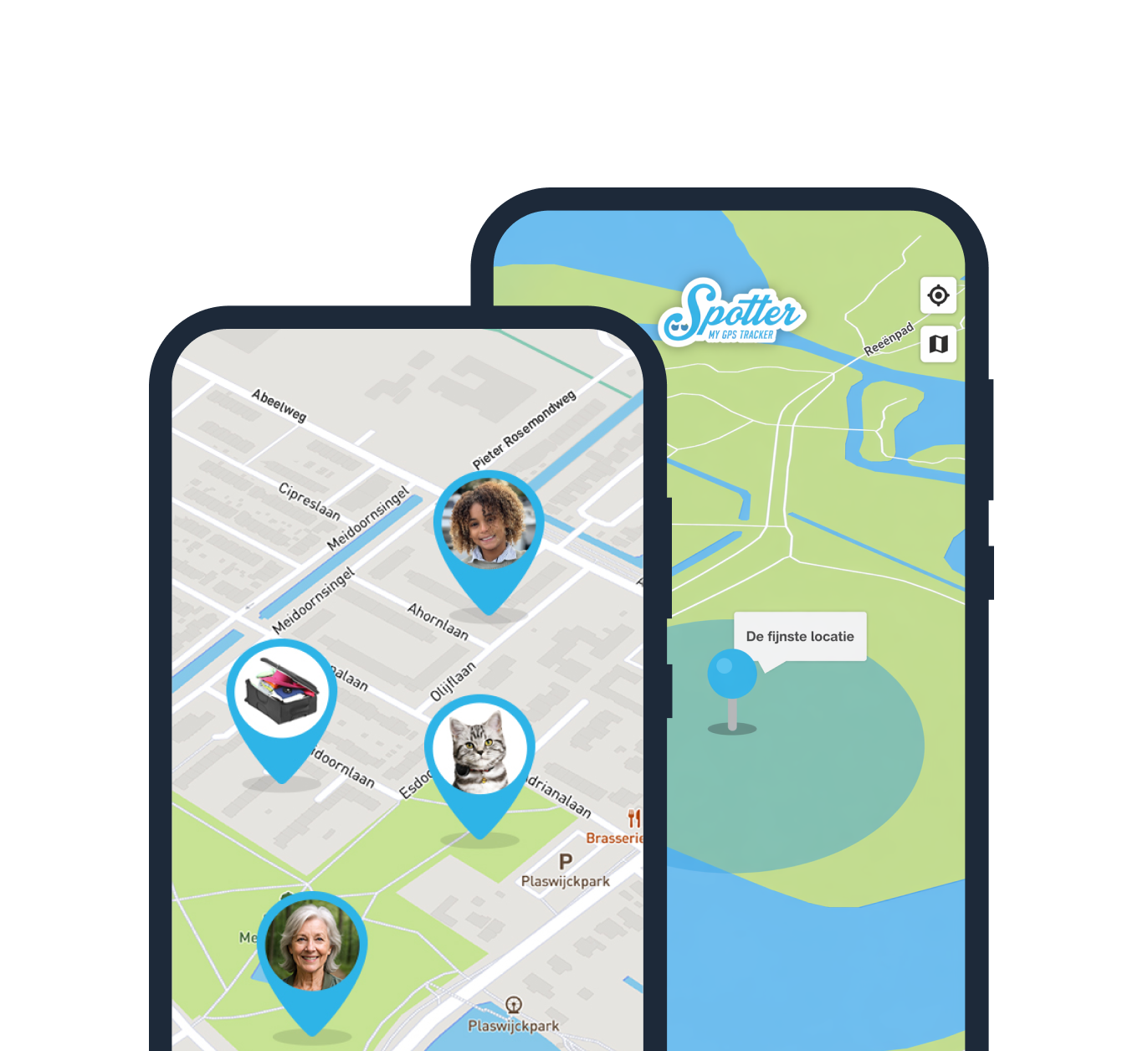 Online- und GPS-Tracker-App - Spotter