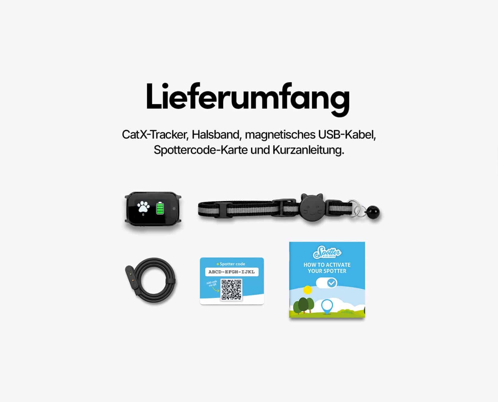 Spotter CatX - GPS Tracker für Katzen mit Display, ohne Abo (Neu!)
