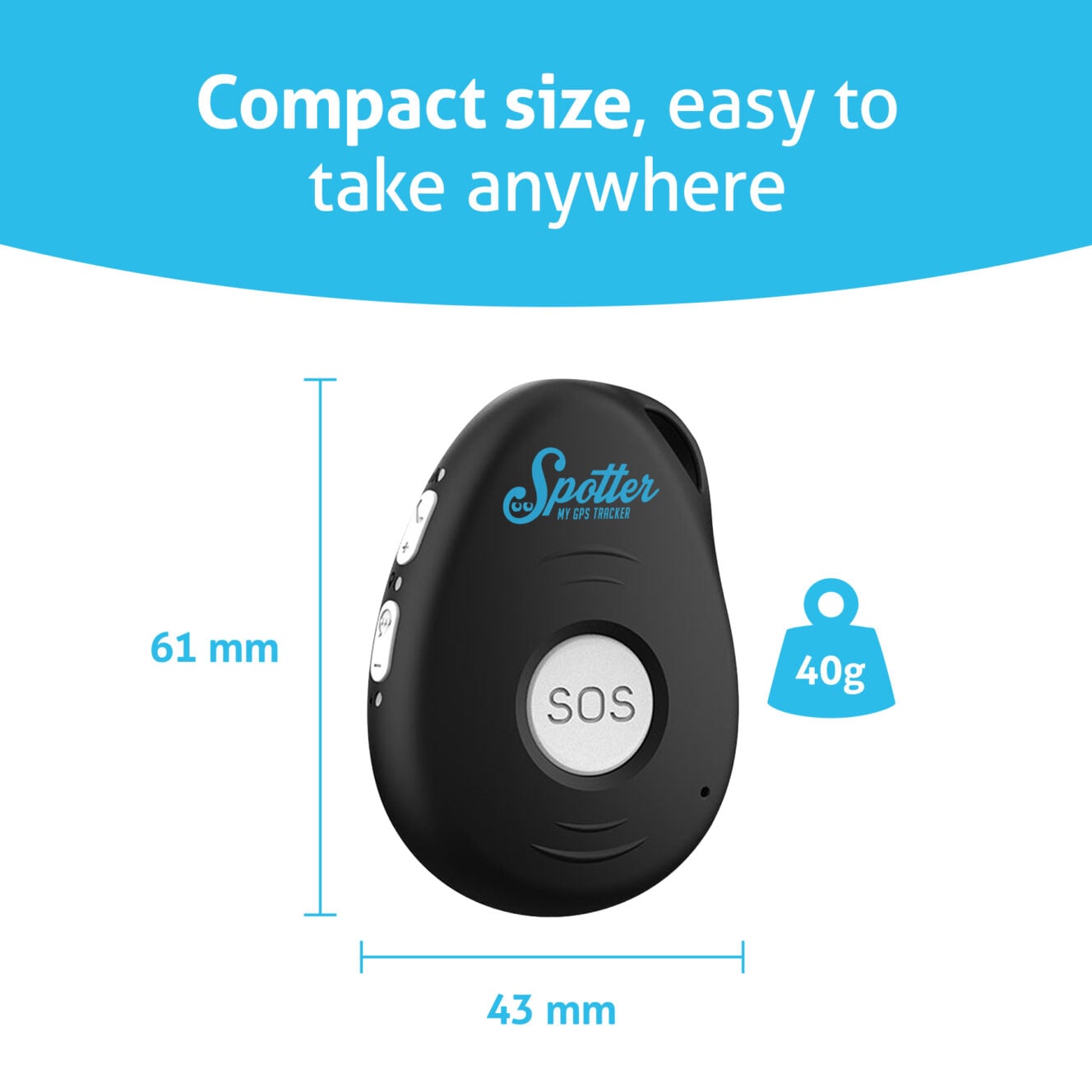 Spotter X10 GPS Tracker (4G) - No Subscription Tracker for Kids, Pets & Valuables