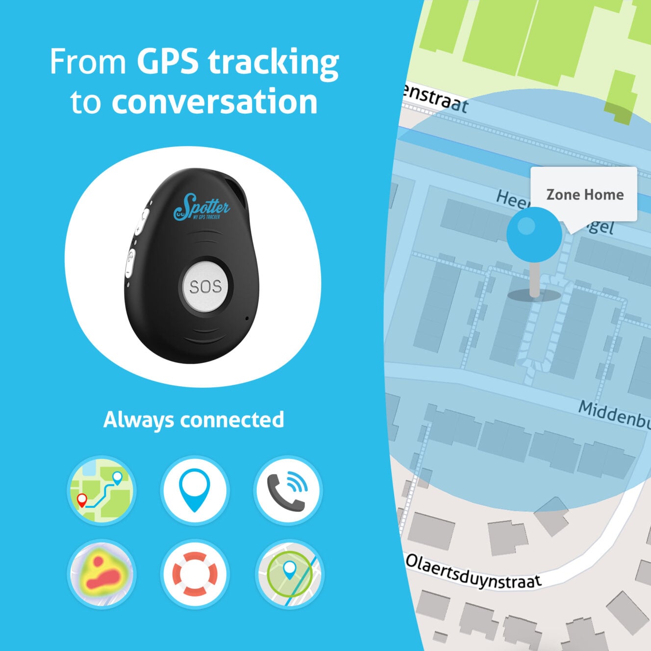 Spotter X10 GPS Tracker (4G) - No Subscription Tracker for Kids, Pets & Valuables
