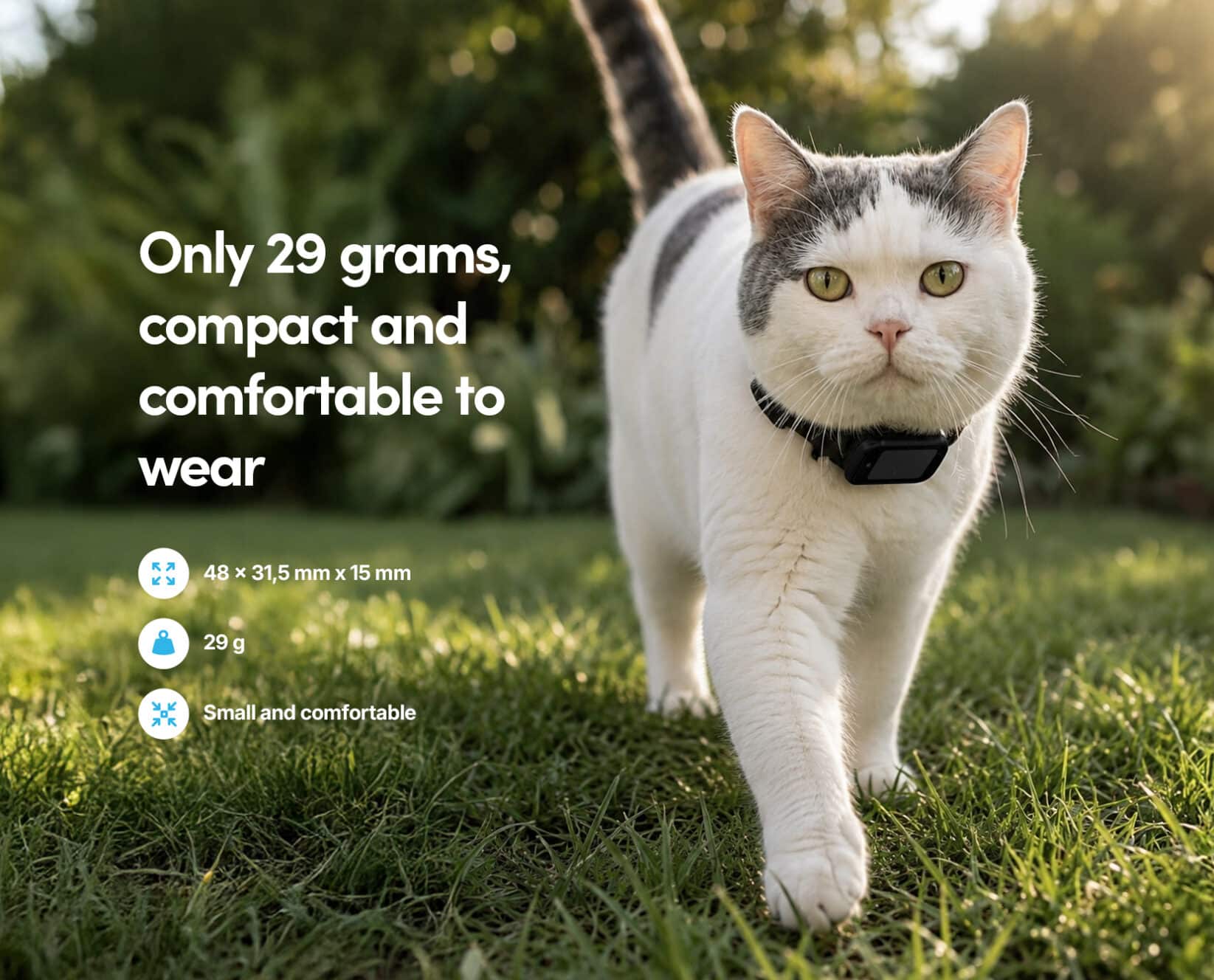 Spotter CatX - Cat GPS Tracker with Display, No Subscription