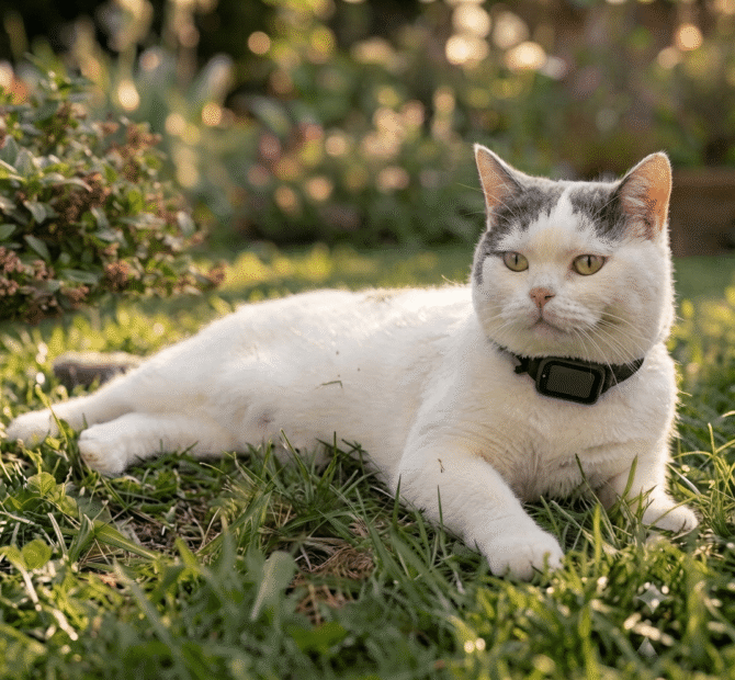 cat GPS tracker without subscription with display - Spotter