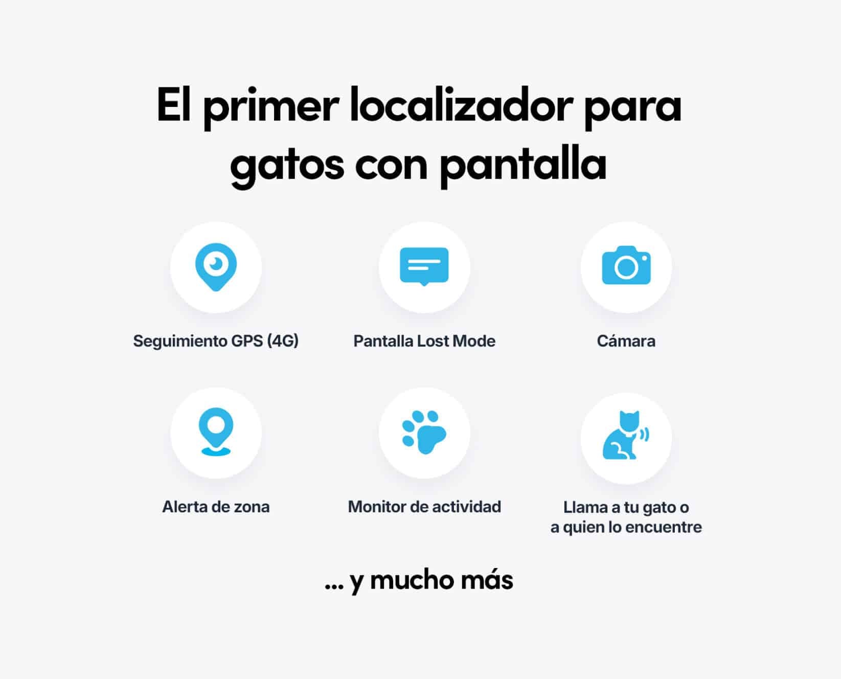 Spotter CatX - Localizador GPS para Gatos con Pantalla, Sin Cuotas