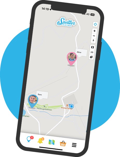 Spotter GPS tracker Wintersport 2