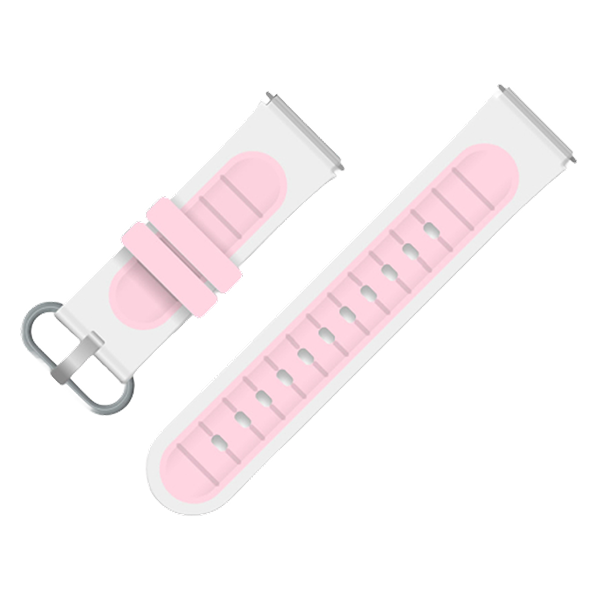 Bracelet de montre Spotter - Rose & blanc
