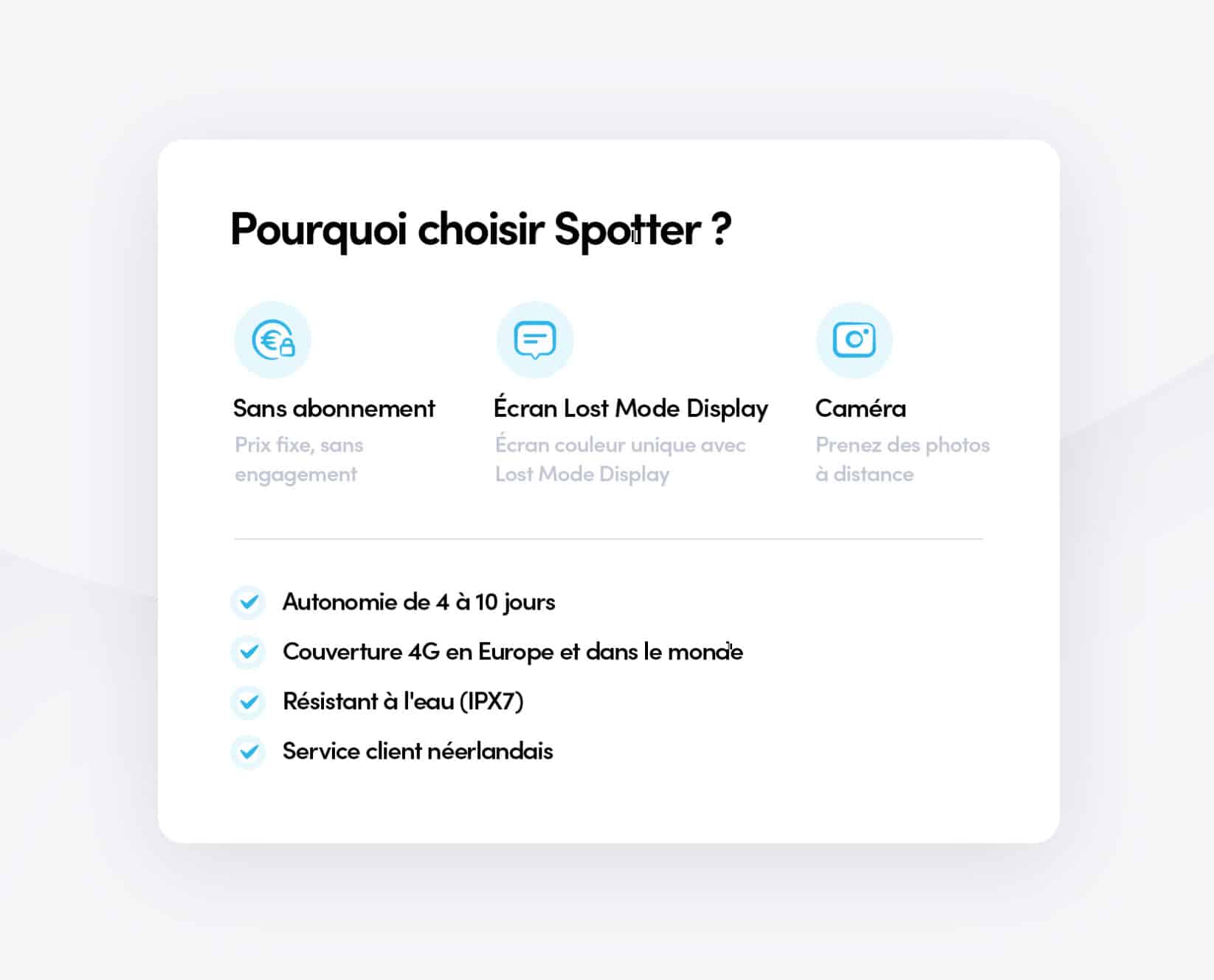 Spotter CatX - Traceur GPS pour Chat avec Écran, Sans Abonnement