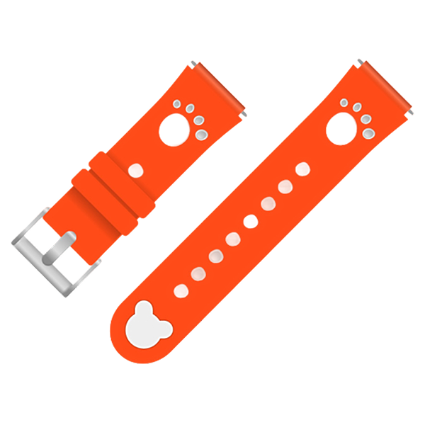 Spotter klockarmband – Röd