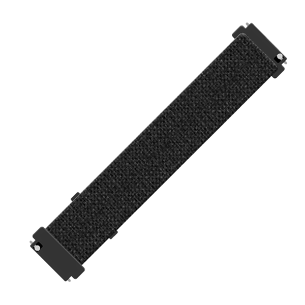 Spotter klockarmband - Kardborreband & justerbart - Svart