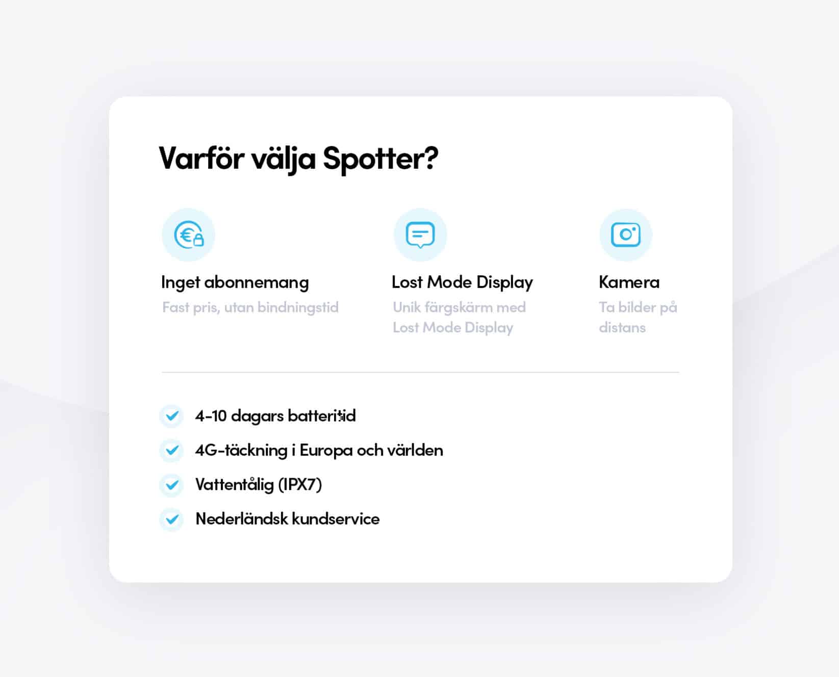 Spotter CatX - GPS Spårare för Katt med Skärm, Utan Abonnemang