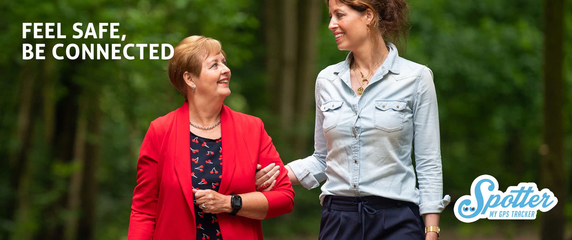 Senioren alarm horloge van Spotter® | Met SOS-knop en belfunctie