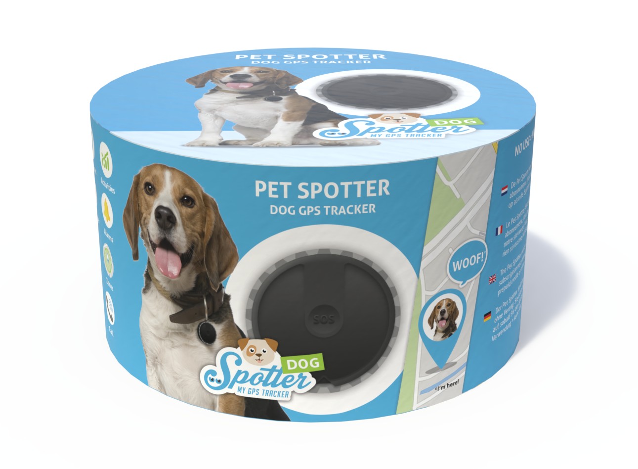 Hond GPS tracker Spotter - packaging