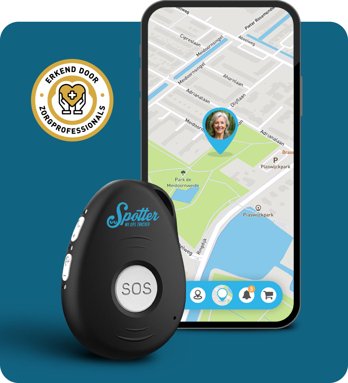 Personenalarmering Spotter GPS