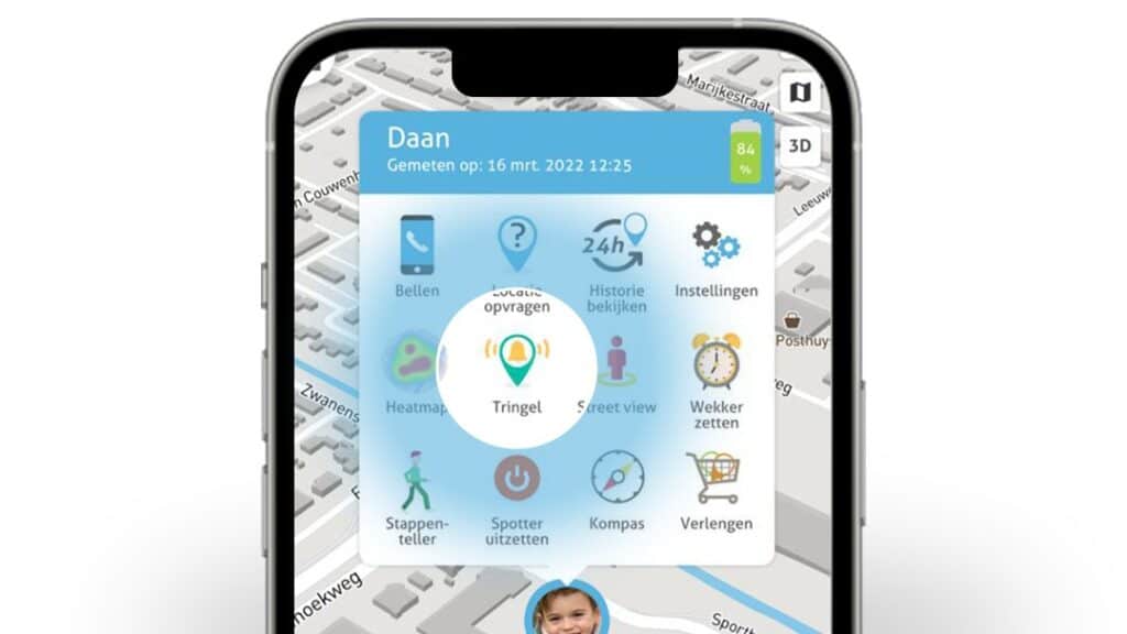 GPS kinderhorloge Spotter - tringel