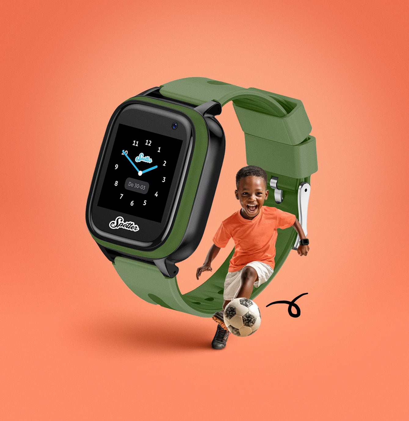 GPS horloge kind zonder abonnement - Spotter