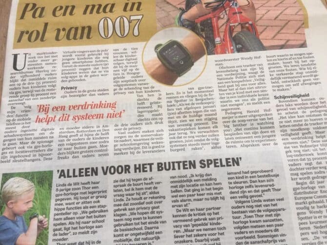 NPO 1 Spotter kind gps tracker