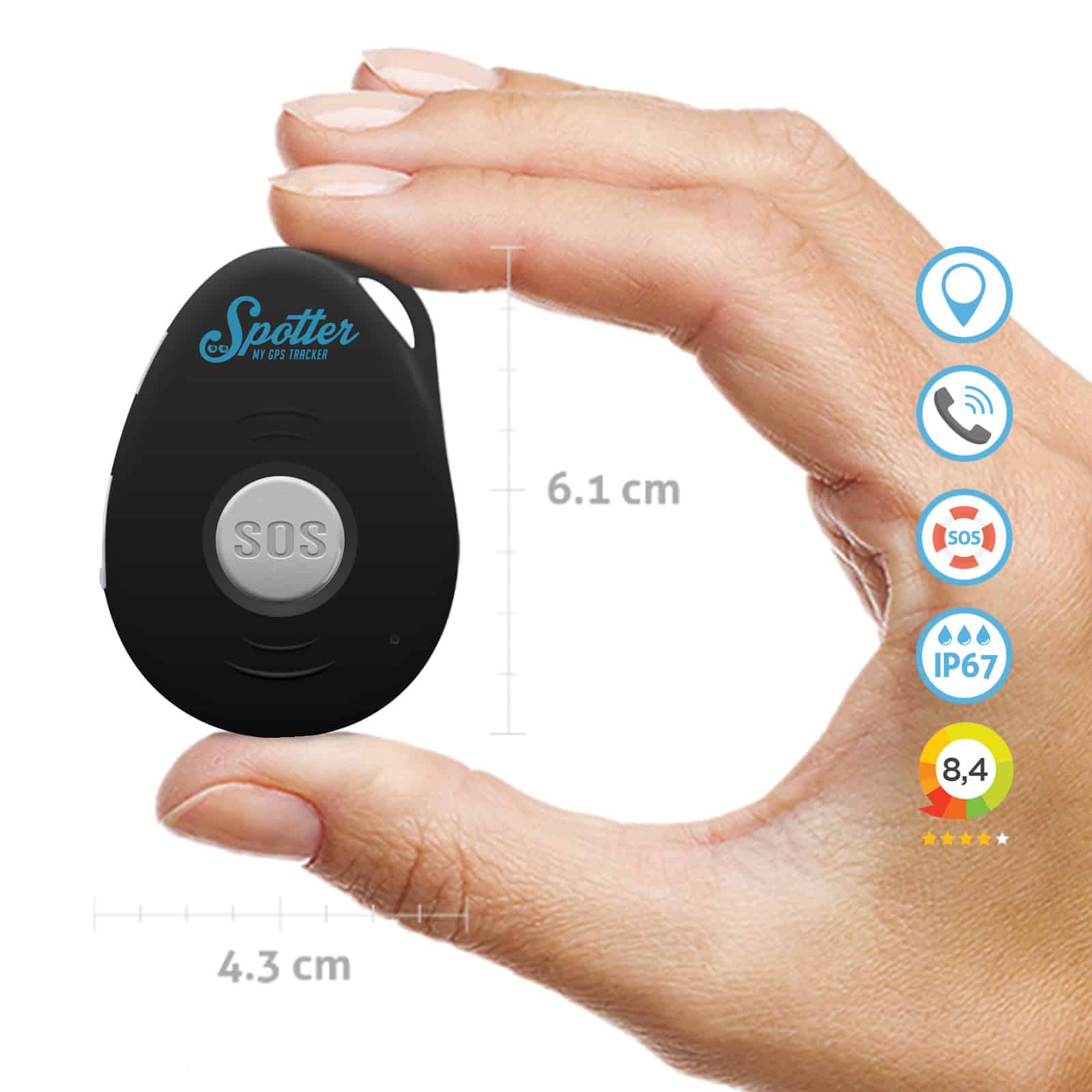 Personenalarmering Spotter GPS horloge