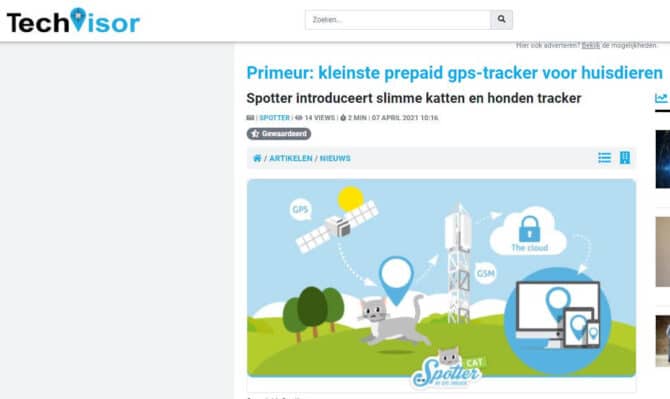 Spotter GPS kinderhorloge in Dikke datashow ZAPP