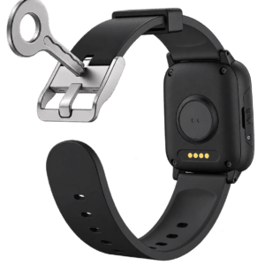 Sillicone Lockane Belt (Black) - Transparant