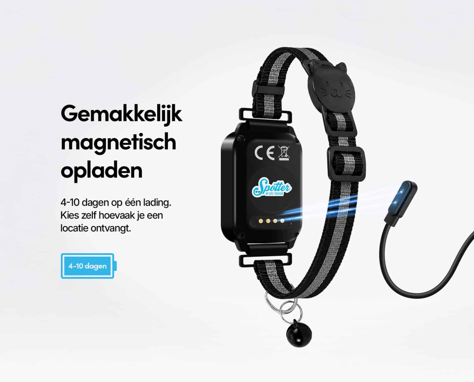 Spotter CatX - Kat GPS tracker zonder abonnement mét display