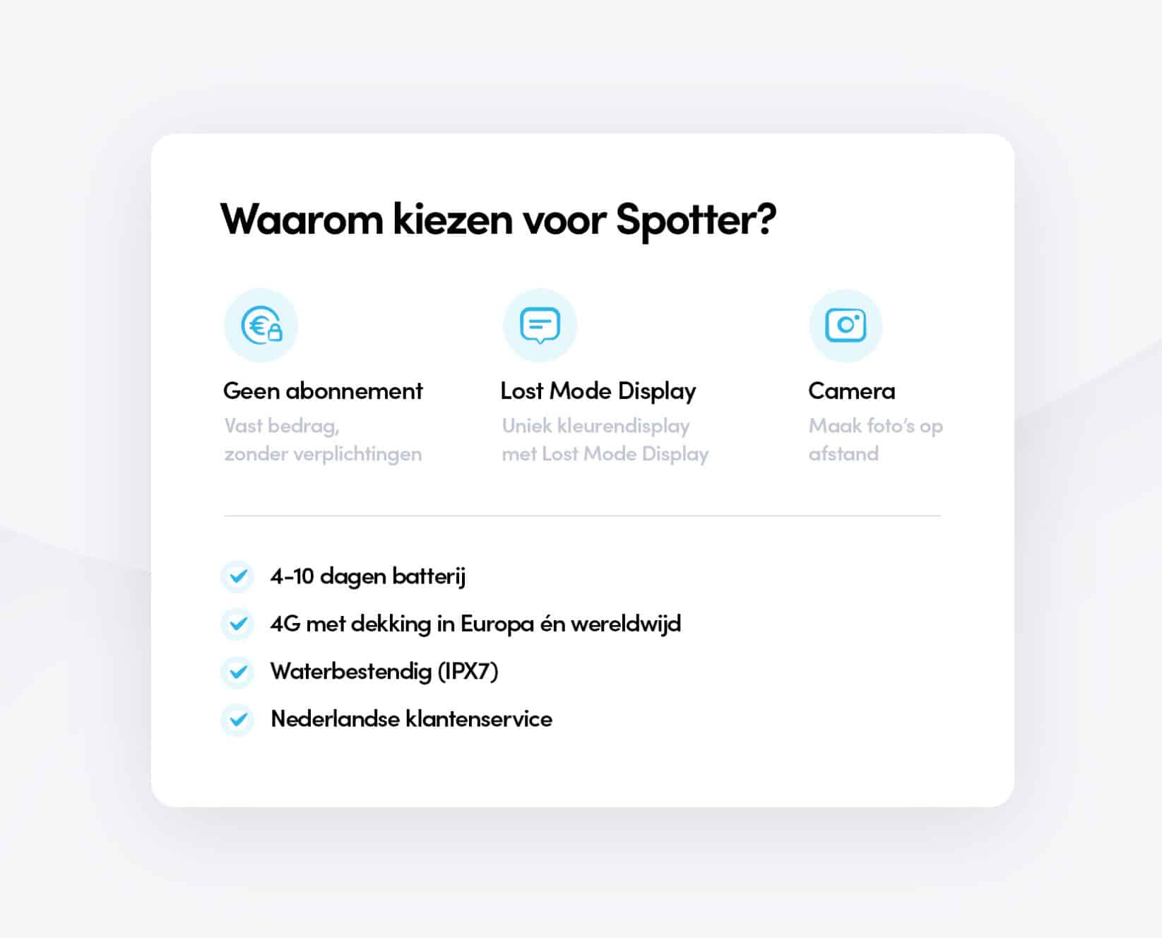 Spotter CatX - Kat GPS tracker zonder abonnement mét display